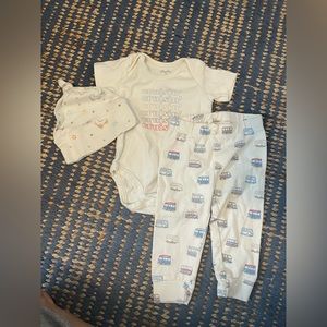 6/$12 pehr for indigo matching set